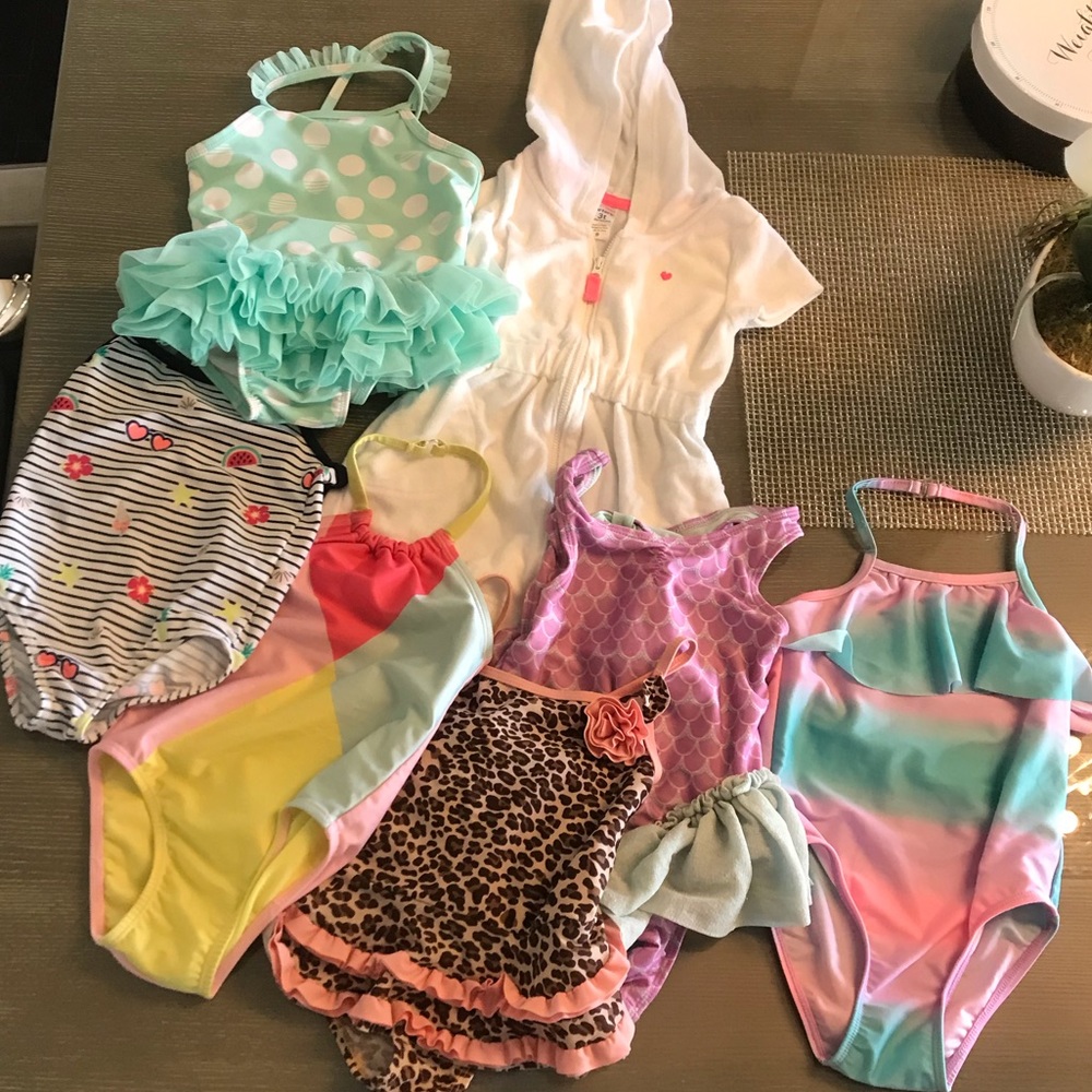 7 Piece Swimwear Bundle - Swimsuits & Cover-up